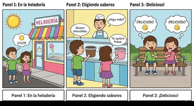 En la heladería (At the Ice Cream Shop)