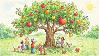 The Magic Apple Tree