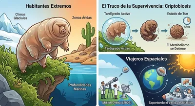 Los Tardígrados: Los Animales más Fuertes del Mundo