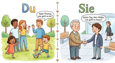 Du oder Sie? – Freunde und Fremde in Deutschland