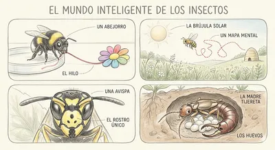 La Asombrosa Inteligencia de los Insectos: Más que Simples Reflejos