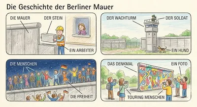 Die Berliner Mauer: Eine geteilte Stadt wird wieder eins