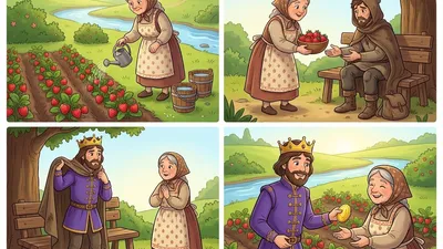 The King and the Strawberry Garden