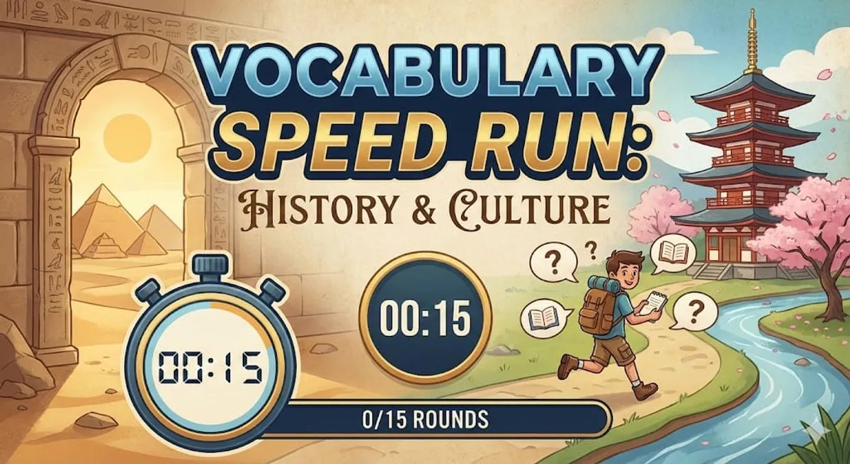 Vocabulary Speed Run: History & Culture