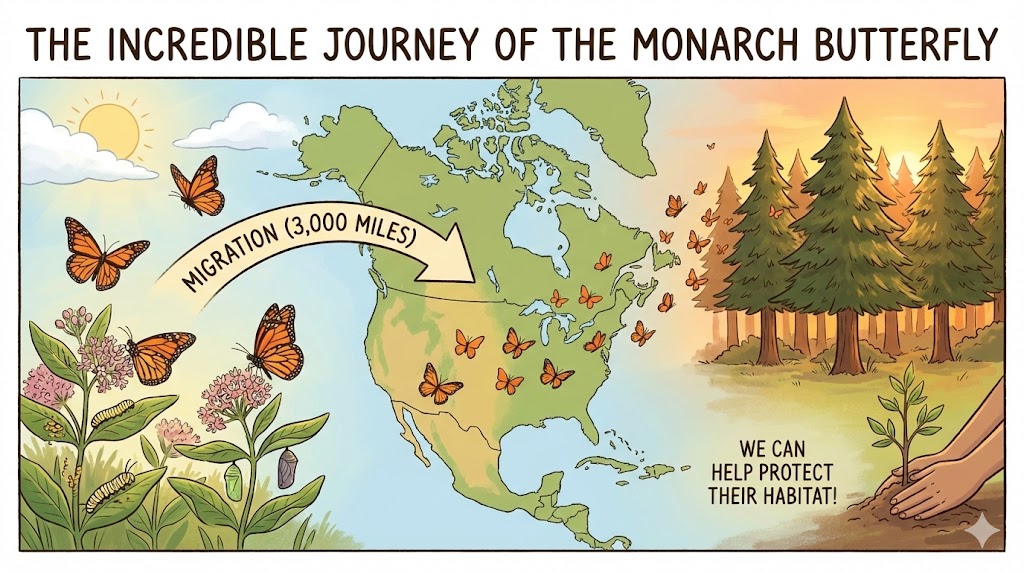 Incredible Journey of Monarch Butterfly