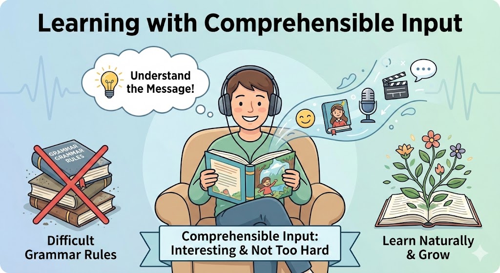 Learning with Comprehensible Input
